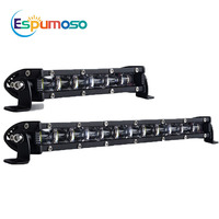 Lampu Led Mobil Super Tipis 8 ~ 50 Inci 6D Reflektor Lampu Kerja Bar 30W 60W 90W 120W 150W 180W 210W 240W Led untuk Jeep SUV Trucks