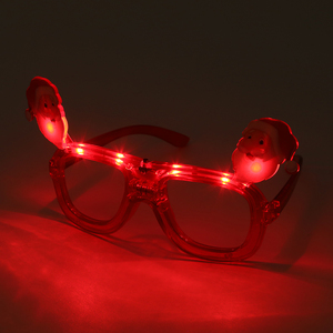 Gafas LED de Navidad con Caja de Baterías, Luces Rojas y Verdes Intermitentes, Gran Venta, Entrega Rápida para Decoración de Fiestas Navideñas - Product Image 2