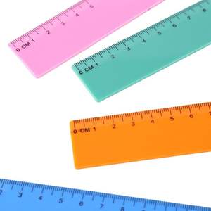 Offre Spéciale pas cher promotionnel 6 pouces règle colorée petites règles <span class=keywords><strong>en</strong></span> plastique 15 centimètres Mini règles pour les écoliers et le bureau - Product Image 6