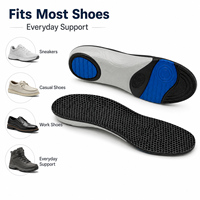 Plantillas Ortopédicas OEM para Fascitis Plantar, Soporte de Arco para Hombres y Mujeres, Inserciones de Gel PU para Alivio de Pies Planos, Correr y Caminar