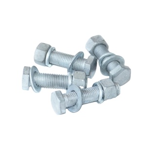Galvanized Steel Nut <strong>Bolt</strong> and Washer Kits with Various Lengths <strong>T</strong>-Head <strong>Bolts</strong> with Zinc Plating or Hot Dipped Galvanizing Finish - Product Image 2
