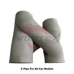 Tubo de escape cruzado Vortex impreso en 3D, para BMW, Mercedes, Audi, 2.75 y 3 pulgadas, de longitud igualada, de alto flujo, componente de escape de carreras. - Product Image 2