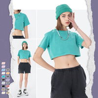 Jicai Streetwear surdimensionné de haute qualité personnalisé Y2k vêtements haut court d'été pour femmes t-shirt