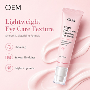 Crema Contorno <span class=keywords><strong>Occhi</strong></span> PDRN Private Label con DNA di Salmone e Peptidi Rosa, Trattamento Antietà, Antimacchie, Rassodante e Idratante con Applicatore a Rullo 30ml - Product Image 1