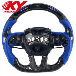 พวงมาลัยสปอร์ตคาร์บอนไฟเบอร์ LED RPM สำหรับ Dodge Challenger ที่ชาร์จ durango hellcat SRT rt/gt 392 - Product Image 1