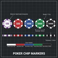Marqueurs de balle de golf magnétiques personnalisés PRIMUS GOLF Professional Sports, jetons de poker amovibles, logo personnalisé