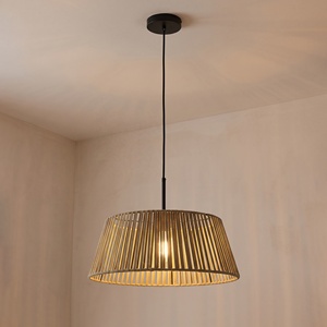 Großhandel Seilgewebte Pendelleuchte Nordisch <span class=keywords><strong>Boho</strong></span> E27 Hängelampe Kücheninsel Esszimmer Deko Deckenpendelleuchte - Product Image 1