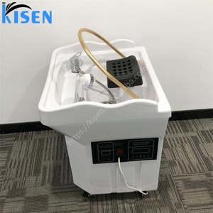 Kisen Bowl Spa con Tuberías para Lavado de Cabello, Masaje Capilar, Terapia de Agua, Champú, Belleza Facial, Circulación de Agua con Vaporizador, en Stock - Product Image 5