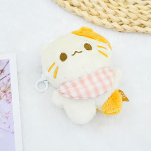 OEM ODM 카와이 아기 고양이 봉제 키링 가방 장식용 부드러운 인형 미니 고양이 봉제 키체인 맞춤 제작 - Product Image 5
