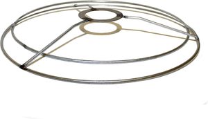 Anillos para Pantallas <span class=keywords><strong>de</strong></span> <span class=keywords><strong>Lámparas</strong></span> <span class=keywords><strong>de</strong></span> Diseño Moderno con Acabado Níquel (8 Pulgadas <span class=keywords><strong>de</strong></span> Diámetro) <span class=keywords><strong>de</strong></span> Acero Galvanizado, Compatibles con <span class=keywords><strong>Lámparas</strong></span> <span class=keywords><strong>de</strong></span> <span class=keywords><strong>Mesa</strong></span>/Suelo/Colgantes DIY, Target - Product Image 2