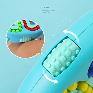 2023 뜨거운 판매 매직 큐브 작은 콩 감압 회전 손가락 장난감 양면 매직 콩 Fidget 큐브