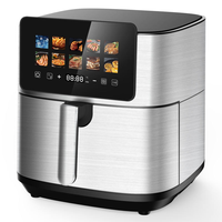 Giayol Square Luxury 8L Friteuse intelligente grande capacité Écran LCD Four électrique multifonction Double panier Ménage