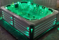Spa extérieur pour 12 personnes avec massage sexy, spa extérieur avec vidéo de massage japonais chaud