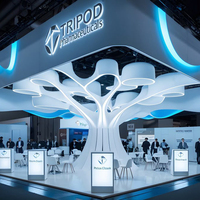 Stand d'exposition modulaire personnalisé MEGA Modern Fashion Pop Up Store pour événements et expositions