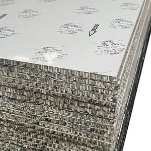 Panneau de <span class=keywords><strong>façade</strong></span> en aluminium nid d'abeille architectural Revêtement de bâtiment moderne Système <span class=keywords><strong>extérieur</strong></span> haute résistance - Product Image 2