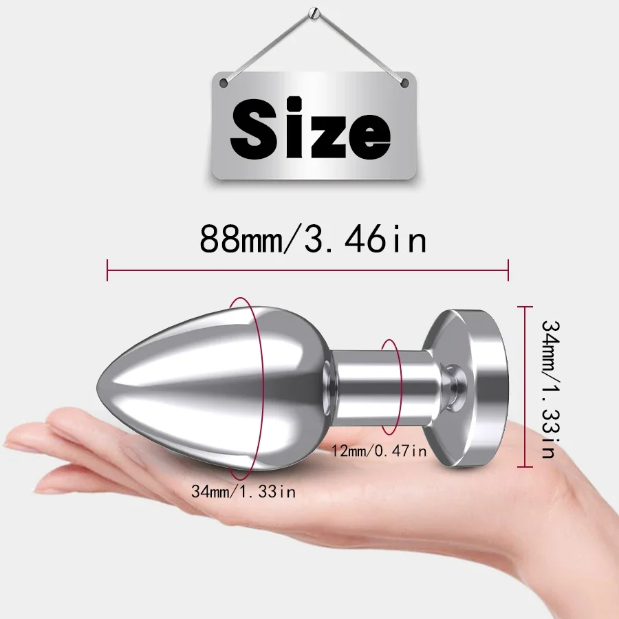 plug anal grosso Ouch! P-Spot Anal Plug main image 1