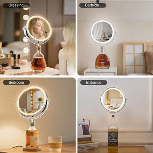 Led nhà hàng chai rượu vang bảng Gương điều khiển cảm ứng không dây hiện đại xách tay không dây có thể sạc lại trang trí nội thất ánh sáng - Product Image 5