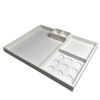 Plateau de rangement et de service multifonctionnel pour hôtel et bureau, design de luxe, fabrication sur mesure, nouveau style