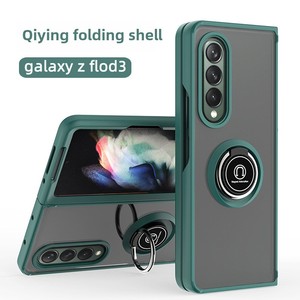 70% Qiying สำหรับ Samsung Z เคสมือถือแบบพับได้เคสใสโปร่งแสงกันตกที่ยึดแหวนรถยนต์อุปกรณ์ป้องกันกล้อง - Product Image 2