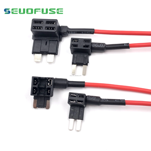 ATM APM <span class=keywords><strong>Mini</strong></span> Micro 2 lưỡi ô tô xe 12V cầu chì chủ <span class=keywords><strong>add</strong></span>-<span class=keywords><strong>a</strong></span>-mạch cầu chì tap Adapter cho xe tải Camper RV - Product Image 3