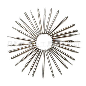 Mr <b>Drill</b> 30-Piece Diamond Grinding Needles Set 10mm Carbide Nail <b>Drill</b> <b>Bits</b> For Polishing And Carving - Product Image 5