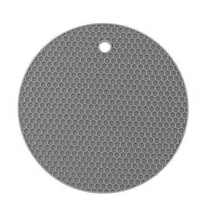 Alfombrillas redondas de silicona de nido de abeja-Almohadillas antideslizantes antiescaldado resistentes al calor, alfombrillas de mesa de comedor fáciles de limpiar - Product Image 6