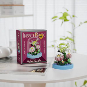 Blocs de construction d'insectes, jouet éducatif à assembler, ornement de bureau, cadeau DIY pour enfants de 7 à 14 ans - Product Image 4