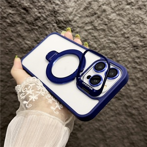 <b>Camera</b> Lens <b>Protector</b> Phone Case for <b>iPhone</b> 16 15 <b>14</b> 13 12 11 <b>Pro</b> <b>Max</b> With Metal <b>Camera</b> Stand Shockproof Clear Acrylic Cover - Product Image 6