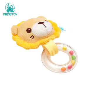 Moins cher bébé de bande dessinée en peluche mignon animal main sonnerie cloche saisir lion jouet bébé <span class=keywords><strong>puzzle</strong></span> apaisant poupée - Product Image 3