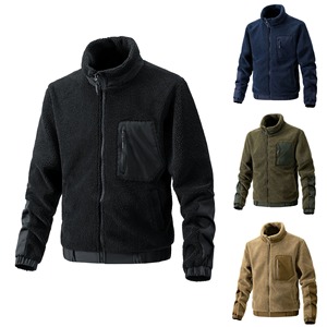Giacca <span class=keywords><strong>in</strong></span> pile da uomo con cerniera caldo cappotto autunnale invernale girocollo pronto per la spedizione Design personalizzato per rendere il tuo marchio - Product Image 4