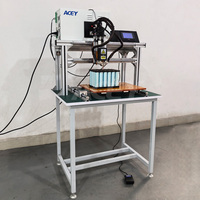 Machine de soudage par points manuelle à portique pour batteries lithium-ion électriques 18650 21700 26650 32700
