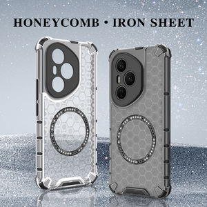 Zware Tpu Honingraat Telefoonhoes Voor Samsung S25 Edge S24 Ultra S23 Fe S26 Plus 5G Warmteafvoer Magnetische <span class=keywords><strong>Holster</strong></span> - Product Image 3