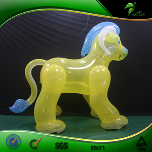 Forte Gonfiabile SPH Leone Animale, Trasparente Giallo Leone Giocattolo - Product Image 5