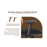 Chaise de bureau ergonomique moderne pivotante en maille réglable avec garantie de 3 ans pour la maison, le bureau, l'hôtel, le bâtiment de bureaux – Confort optimal