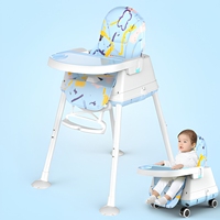 Chaises Hautes Pliantes 3-en-1 pour Bébé – Prix Usine – Chaise Repas en Plastique pour Hôtel, Maison et Cuisine