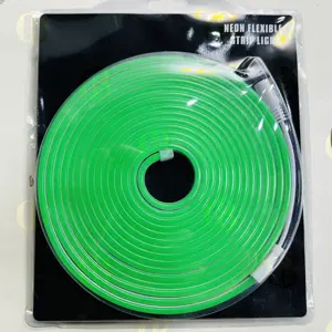 Grosir 6*12mm 8*16mm Neon 5 Meter 50 Meter gulungan 12v LED Neon Flex tali lampu fleksibel Strip