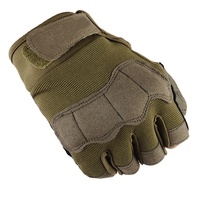 Gants pour hommes pour gym, haltérophilie, musculation, poignet ajustable, demi-doigts, nouveau style camouflage vert