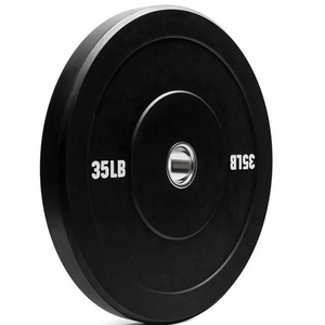 Plaques de poids de gymnastique de logo personnalisé économique 10KG 15KG <span class=keywords><strong>20KG</strong></span> 25KG poids libres de pare-chocs en caoutchouc à vendre - Product Image 2