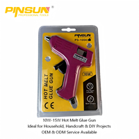 Pistolet à colle chaude électrique portatif 15W, température unique, pour bricolage, artisanat, usage domestique et collage industriel léger - Vente en gros