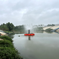 Évaporateur flottant robuste pour le processus de lixiviation des minerais, accélérant la concentration de la saumure pour la récupération des minéraux
