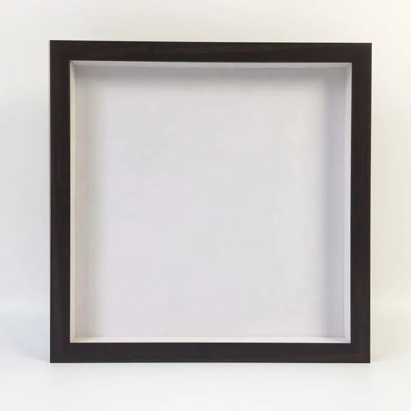 Haupt dekoration Quadrat 30x30 cm DIY schwarz PS Wandbehang Tischplatte Tiefe 0,8 Zoll Schatten Box Rahmen