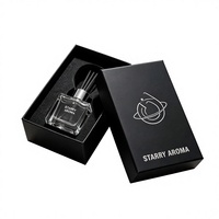 Caja de Embalaje de Perfume de Cartón Rígido con Logotipo Impreso Personalizado al por Mayor, Caja de Regalo de Lujo para Botella de Colonia de Vidrio Vacía de 50 ml