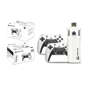 Consolas portátiles X2L Videojuego 64G Incorporado 40000 + Juegos retro 2,4G <span class=keywords><strong>Gamepad</strong></span> inalámbrico 4K HD <span class=keywords><strong>TV</strong></span> Box para PS1/GBA - Product Image 1