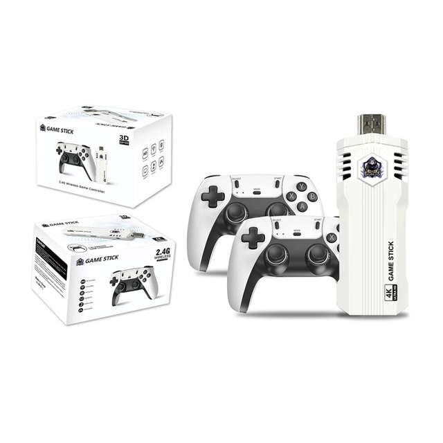 Handheld Consoles X2L Video Game 64G Built-in 40000+ Retro Games 2.4G Wireless Gamepad 4K HD TV Box for PS1/GBA