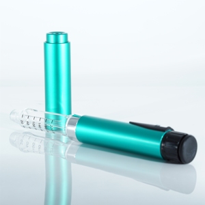 Custom Light Green Metal V1 60U Insulin Pen with Durable 3ml Cartridge Reliable Comfortable Insulin Delivery <b>Glass</b> <b>Packaging</b> - Product Image 2