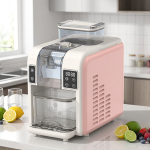 Machine à glace pilée et à boissons glacées avec compresseur, pour smoothies en 60 secondes, à poser sur comptoir, compatible avec tout liquide, pour bar, fête, maison, certifiée ETL CE PSE FCC - Product Image 1