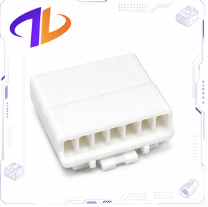 Connecteur de faisceau de câbles électriques automobile étanche à 7 broches mâle/femelle avec contacts en cuivre et boîtier en nylon, remplacement pour 7129-6071 - Product Image 1