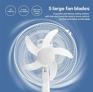 Vente en gros Zhongshan Large 2025 16 pièce rechargeable AC et <span class=keywords><strong>ventilateur</strong></span> sur pied alimenté par onduleur solaire avec panneau pour les entreprises - Product Image 2