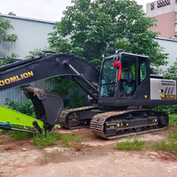 ZE205G Excavatrice sur chenilles de 20,5T, puissance de chantier, moteur Cummins, bras ACS avancé, système hydraulique à haut débit, pour travaux routiers