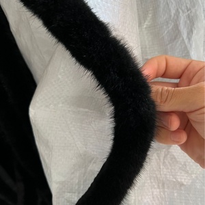 Bán buôn cung cấp giá rẻ giá tự nhiên Mink Fur Strip bất chính hãng Mink Fur trang trí - Product Image 5